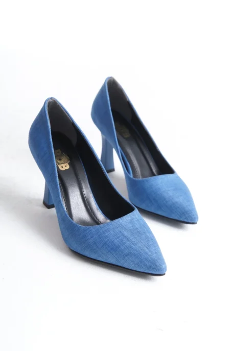 Kot Rengi Kadeh Topuklu Stiletto - 9 cm | Yeni Sezonun Zarif Kadın Ayakkabısı