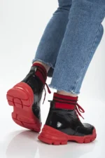 BOT KIRISIK RUGAN Spor kırmız - Görsel 5